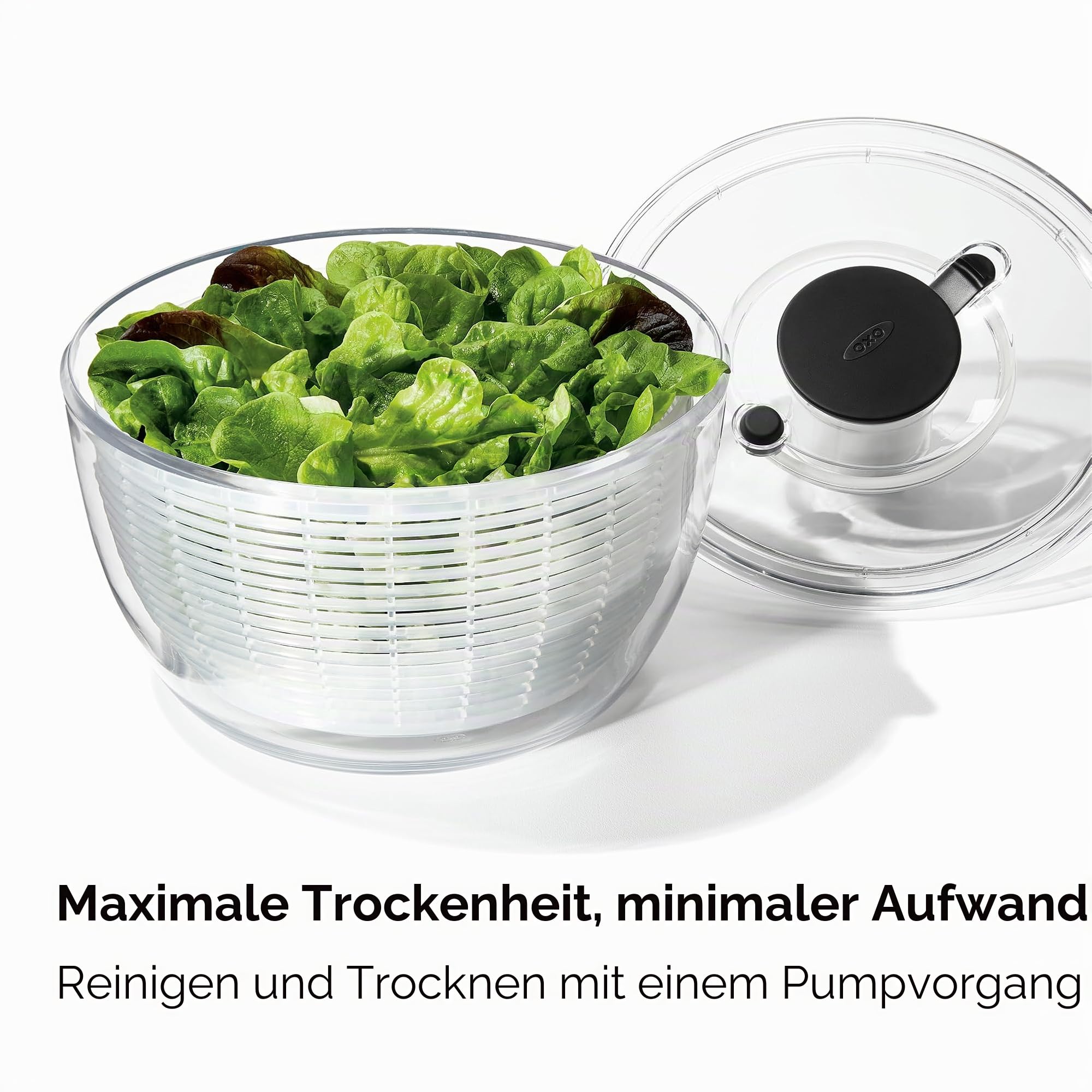 OXO Good Grips Salatschleuder 5,8L, Farblos, Größe