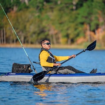 Pelican Sentinel 100XP - Angler Sit on top Fishing Kayak - Lightweight - Ergocast XPTM Seating System - 10 ft