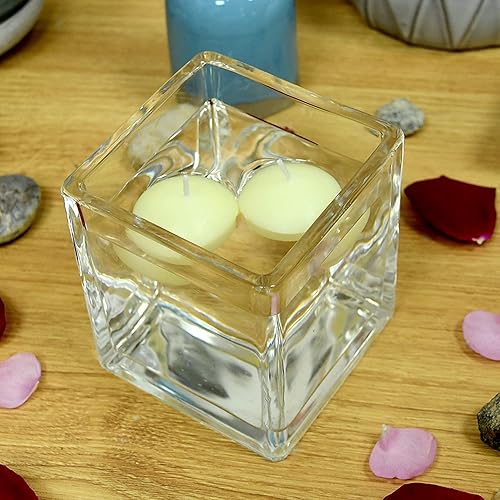 Miniatura 3 de Zest Candle Velas flotantes de 24 piezas, 1.75 pulgadas, marfil