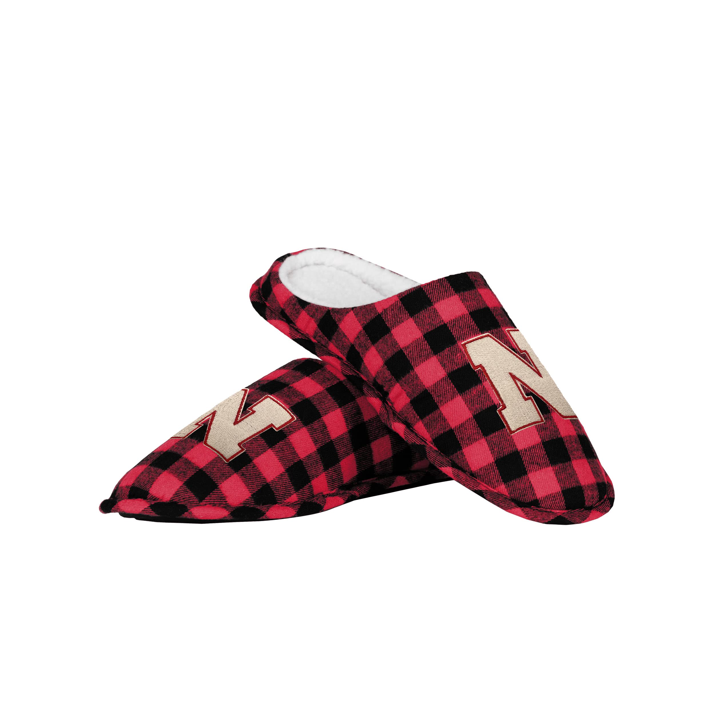 FOCO NCAA-Pantofole in Memory Foam Foderate in Sherpa, Uomo