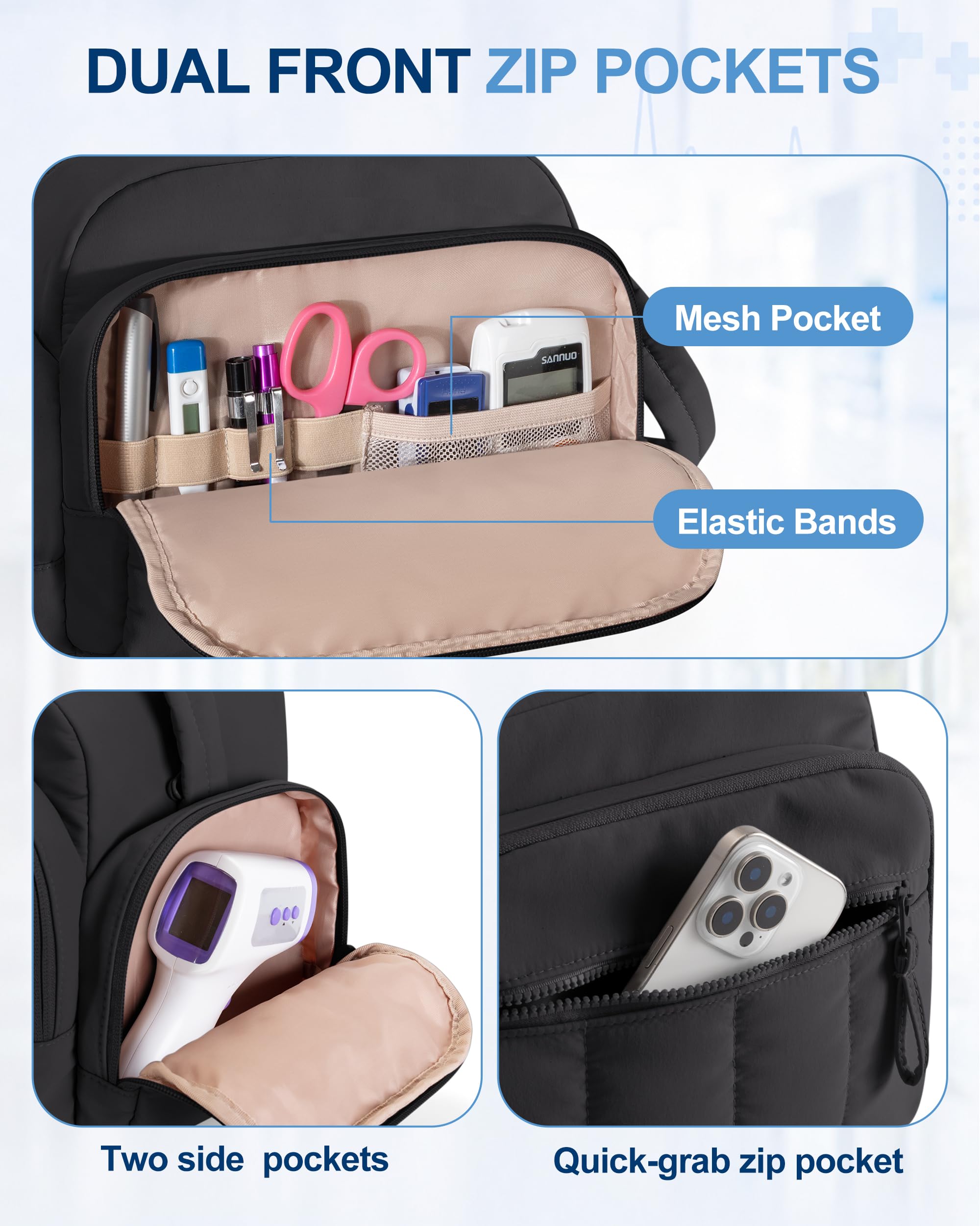 Trunab Sac d'Organisation pour Soins à Domicile (Mini Format), Noir