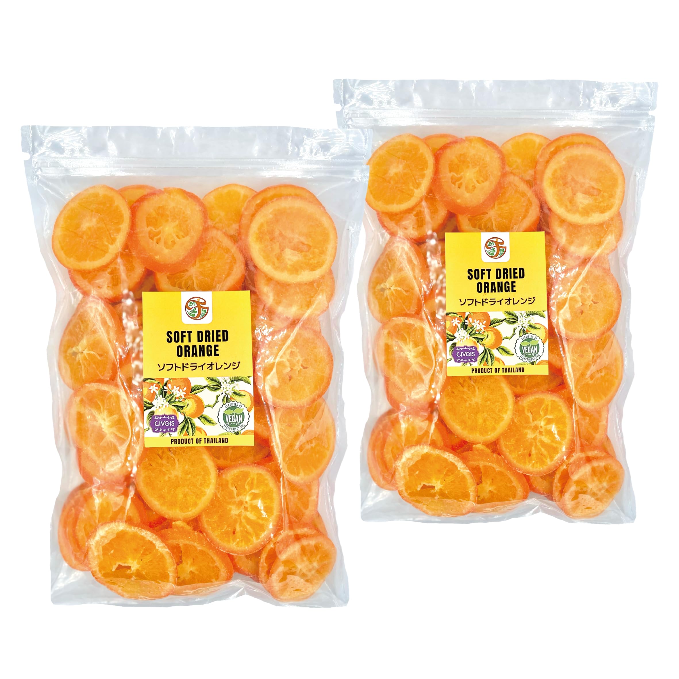 特選 ソフト ドライオレンジ 大容量1kg キュートな輪切り 完熟 やわらか仕上げ Soft Dried Orange 1kg （1kg X 2袋） 81iZ5d5LweL.jpg
