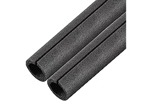 uxcell Clamp on Foam Noodles 1.64 ft Length Pack of 2 Black...