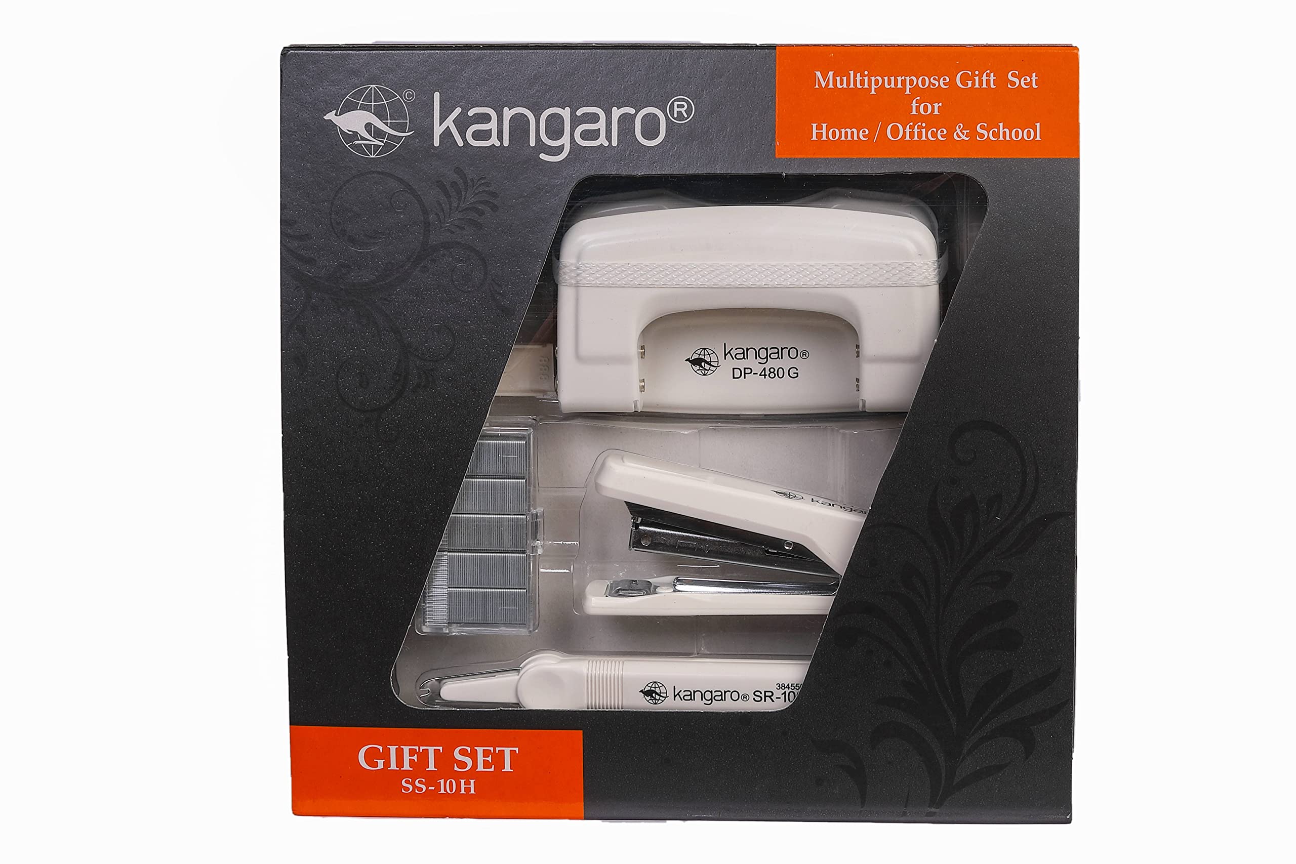 Kangaro Desk Essentials SS-10H Combo Gift Pack|Stationery Gift Set for Office, Diwali, Weddings, Birthday, Holiday Presents, Celebrations|Ivory, Packof 1 | Color May Vary-image-15