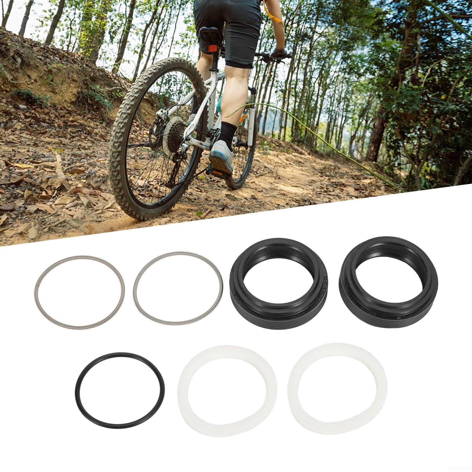 Fahrradgabel Staubdichtungsgabel Service Kit Fahrrad Federgabel Service Set 30-40 mm für Fox für Rockshox für Manitou SR für SUNTOUR Road Moutain Bike (35 x 45 mm)