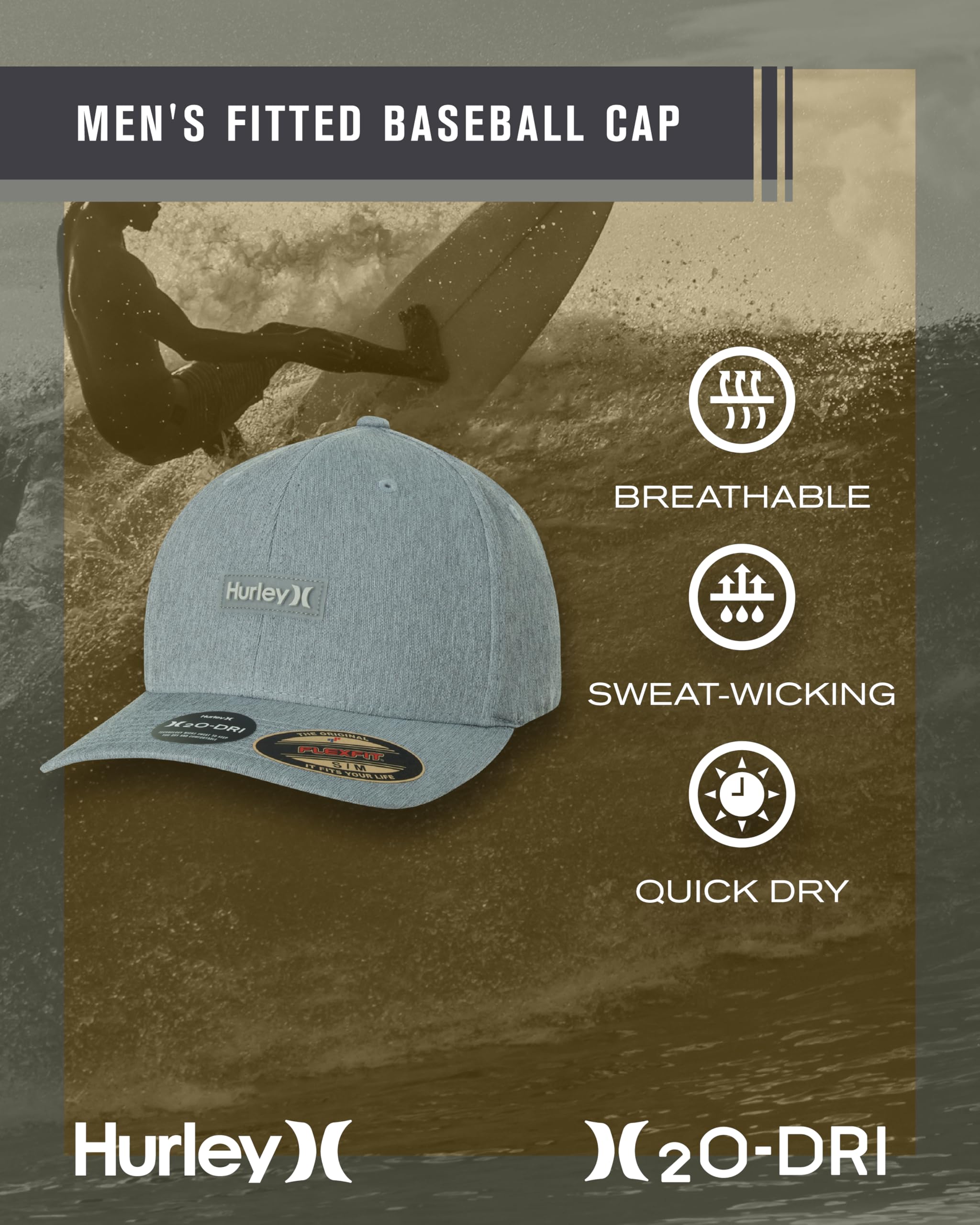 Hurley Czapka Mężczyźni M H2o Dri Redondo Hat