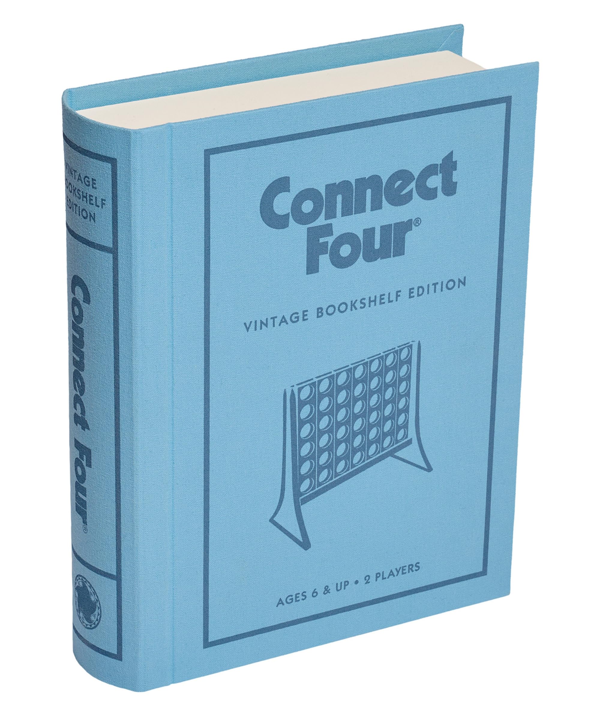 WS Game Company Connect Four Vintage Bookshelf Edition