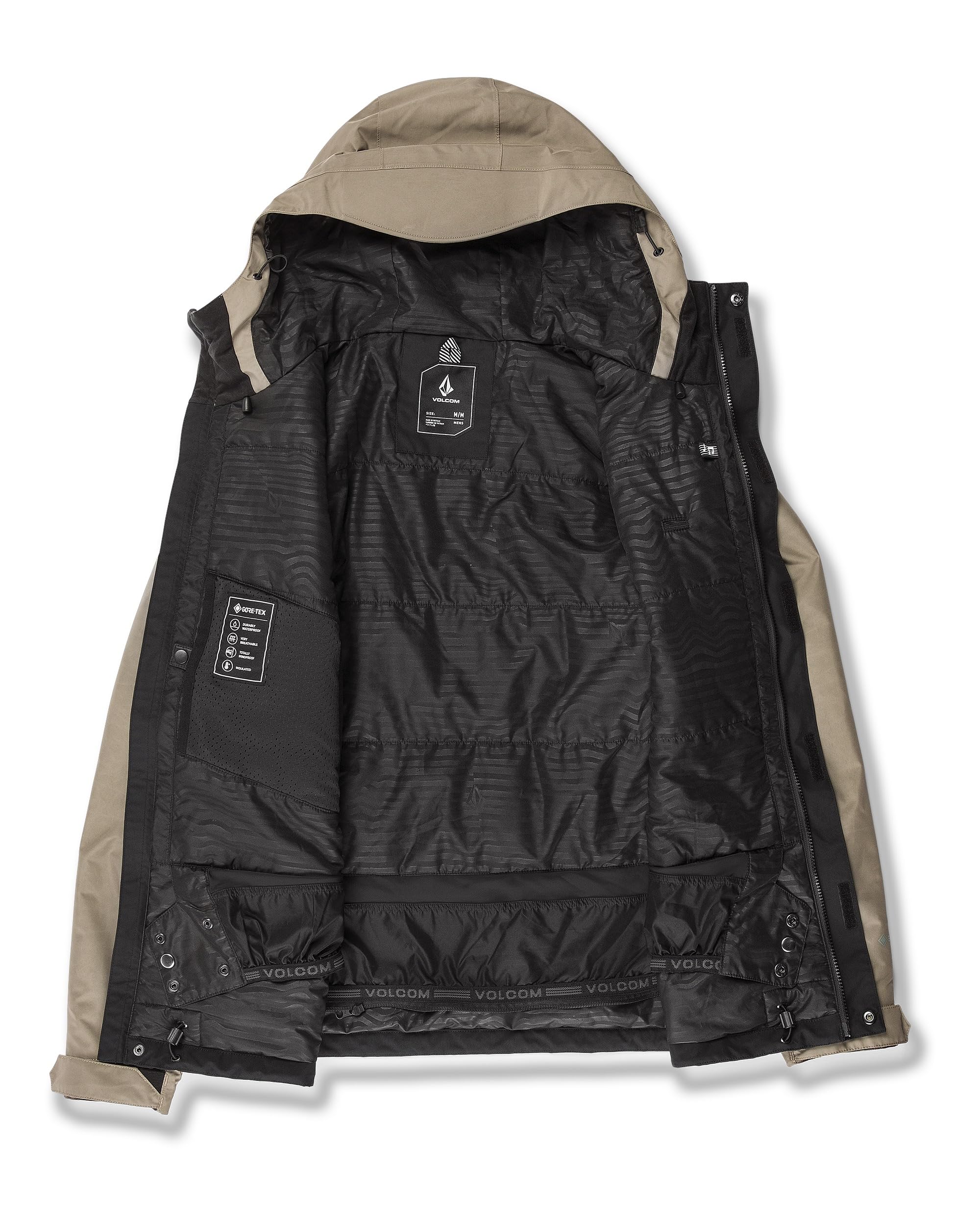 Volcom - Veste De Ski/snow Dua Ins Gore Chestnut Brown Homme - Homme - Marron
