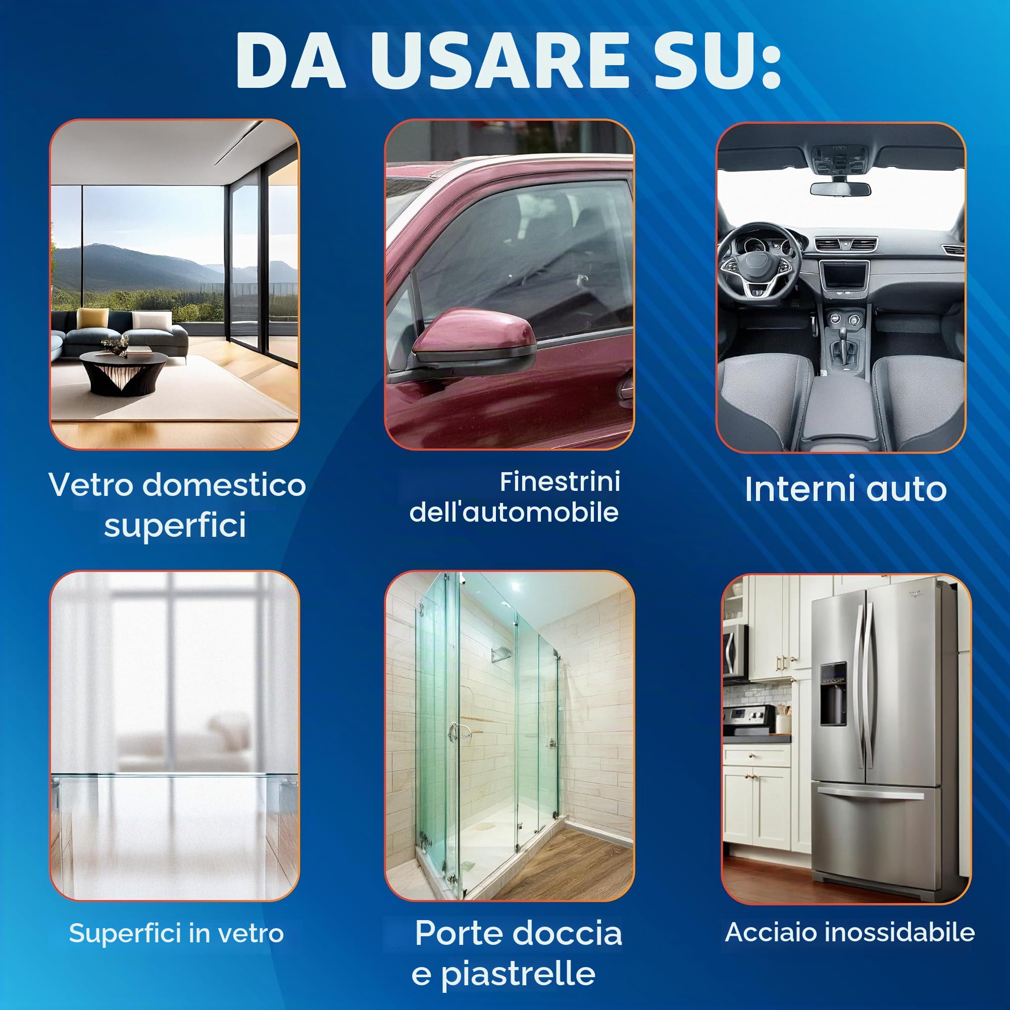 Unger ProClean - Pulitore per finestre per interni, strumento per la pulizia di finestre, vetri e specchi, risultati senza aloni, cuscinetti in microfibra riutilizzabili per la sostenibilità