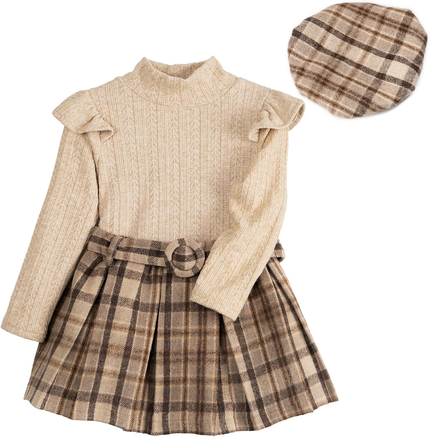 Girls Clothes Toddler Girl Outfits Set Skirt and Top Set Long Sleeves Baby Clothing 1-6 Years Spring Fall Girls Dress
