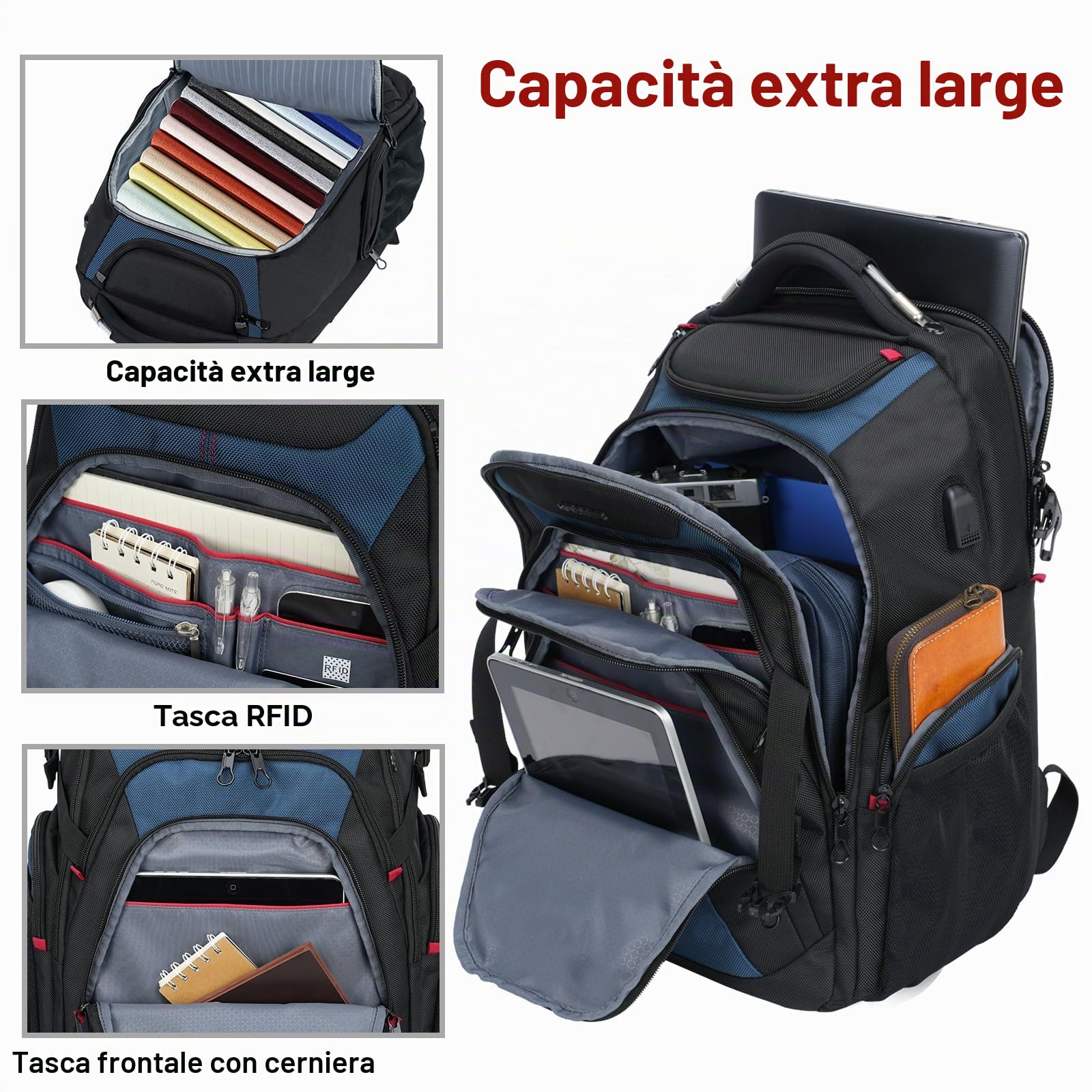 KROSER Zaino da viaggio per laptop
