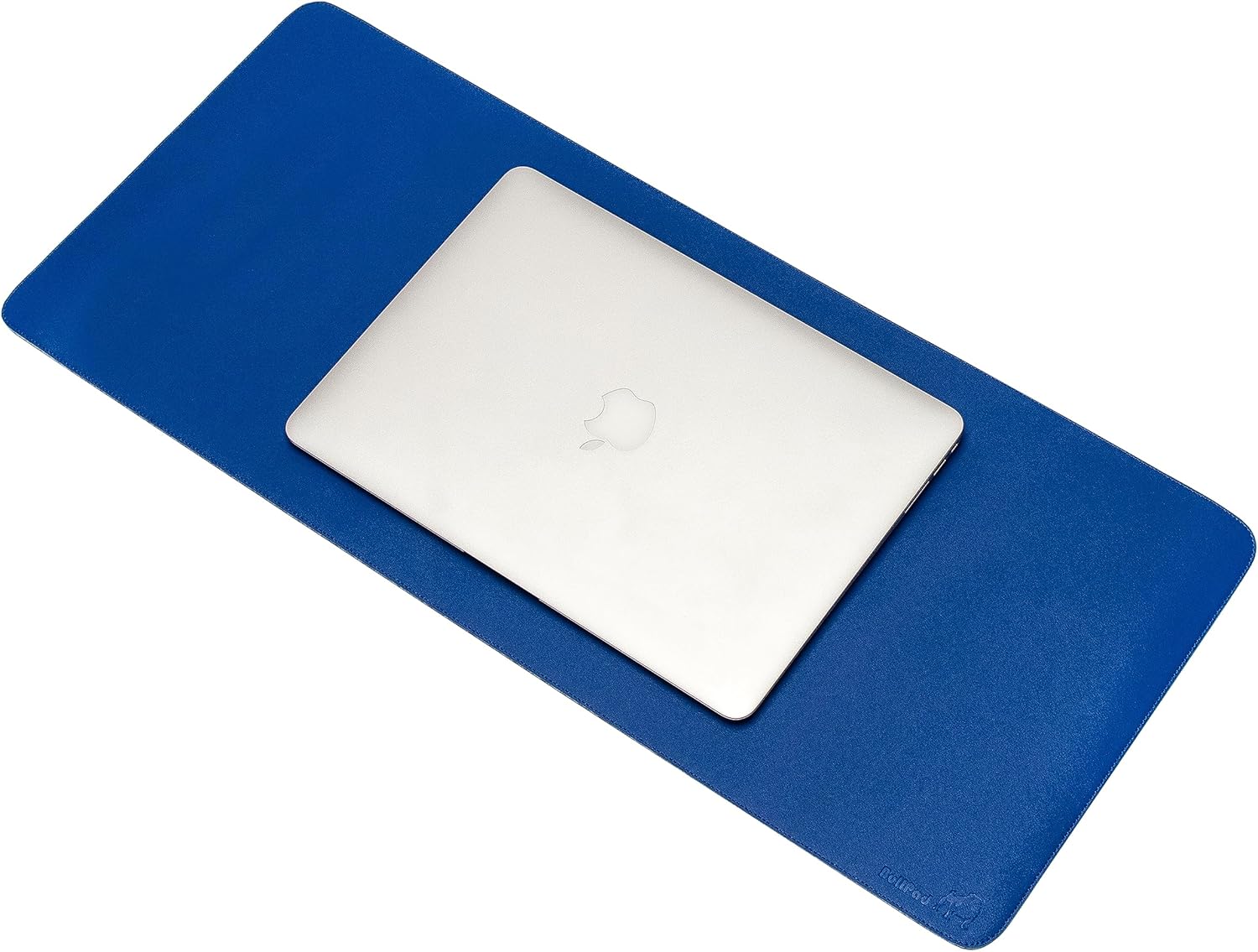 Mouse Pad in Synthetic Leather Rubberized Bottom with Stitched Edges (BURNED FOOD)