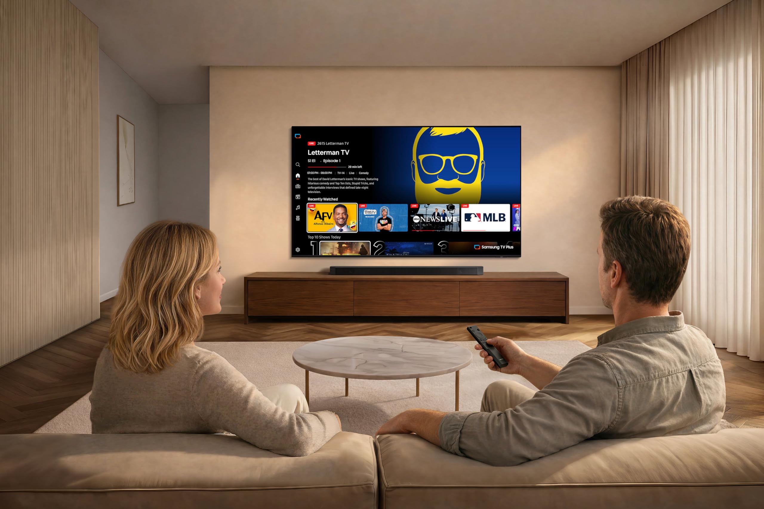 Samsung Smart TV 65 Pouces U8075H Crystal UHD 4K, PurColor, Upscaling 4K, Motion Xcelerator, Dynamic Sound Pack, Gaming Hub, Mode Football, Vision AI Companion [2026]