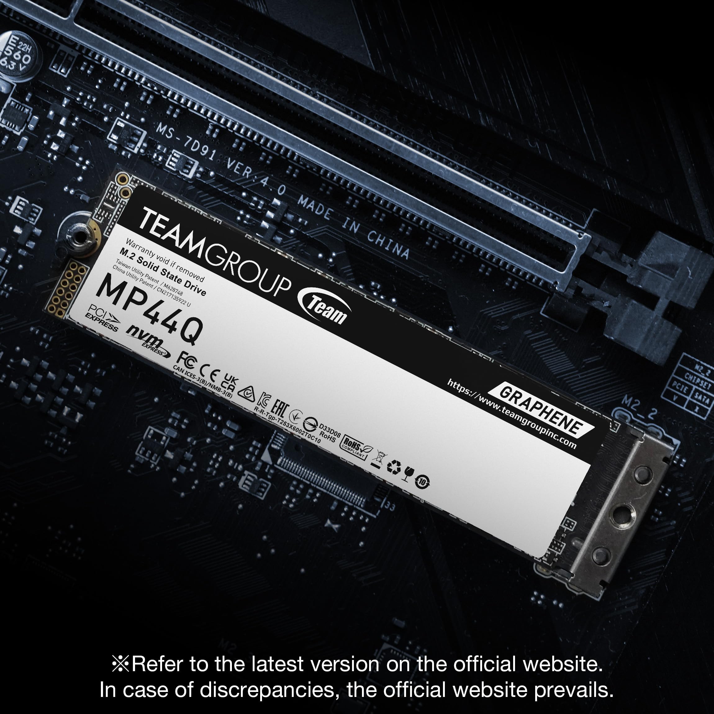 Amazon.com: TEAMGROUP MP44Q 1TB SLC Cache Gen 4x4 M.2 2280 PCIe