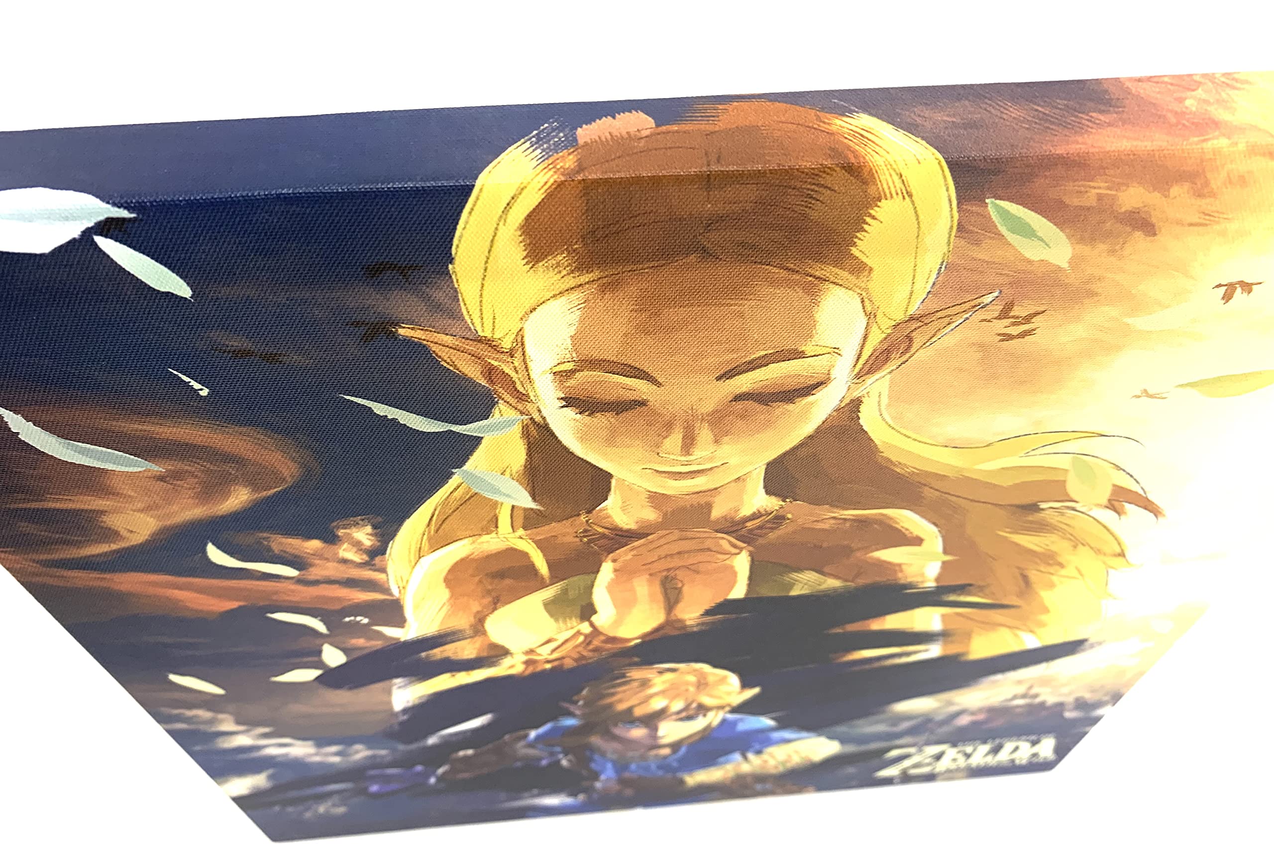 ゼルダの伝説 ブレスオブザワイルド BoTW リンク ウォールアート ポスター 任天堂】 ゼルダの伝説: ブレス オブ ザ ワイルド 水彩リンク