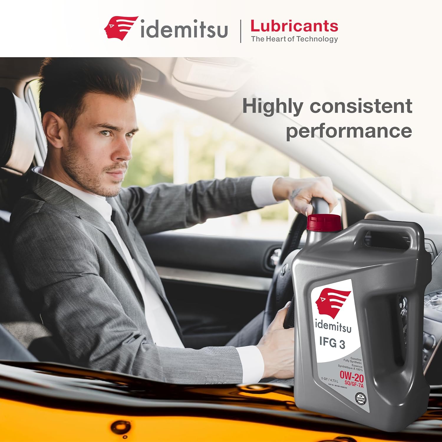 Idemitsu IFG3 0W-20 SP/GF-7A Full Synthetic Motor Oil – 5 Quart | Engineered for Maximum Fuel Efficiency and Engine Protection