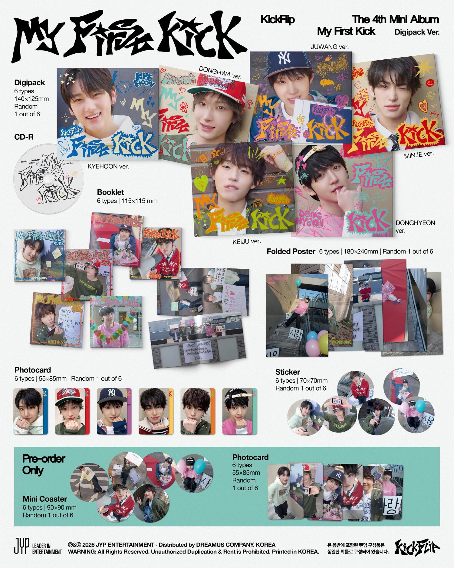 kickbookbearページ 7 Version Set : My First Trip+6Digipack) KickFlip My First Kick