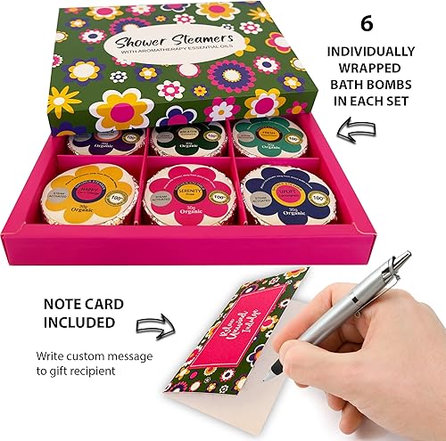 Miniatura 5 de Vaporizadores de ducha para mujer, juego de 24 bombas de ducha de aromaterapia con aceites esenciales orgánicos para calmar, derretir ducha, bomba