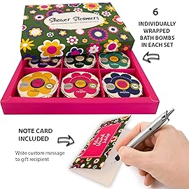 Shower Steamers for Women Gift Set - 24 Pack (4 Boxes of 6), Aromatherapy Shower Bombs w/Essential Oils, Relaxing Shower Melts, Perfect Spa Gift for Christmas, Stocking Stuffers for Women, Men, Teens