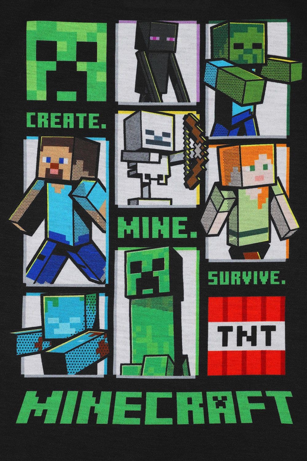 Minecraft Pigiama corto da gioco per bambini