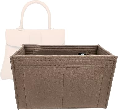 منظم حقيبة Zoomoni لـ Delvaux Brillant MM - حقيبة يد فاخرة من اللباد، بطانة داخلية، دعم هيكل ناعم مصنوع يدويًا