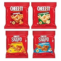 Vista 7 de Cheez-It Galletas de queso, galletas horneadas, aperitivos para el almuerzo, paquete variado (42 paquetes)