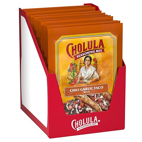 Miniatura 1 de Cholula Mezcla de condimentos para tacos de ají y ajo, 1 oz (paquete de 12)