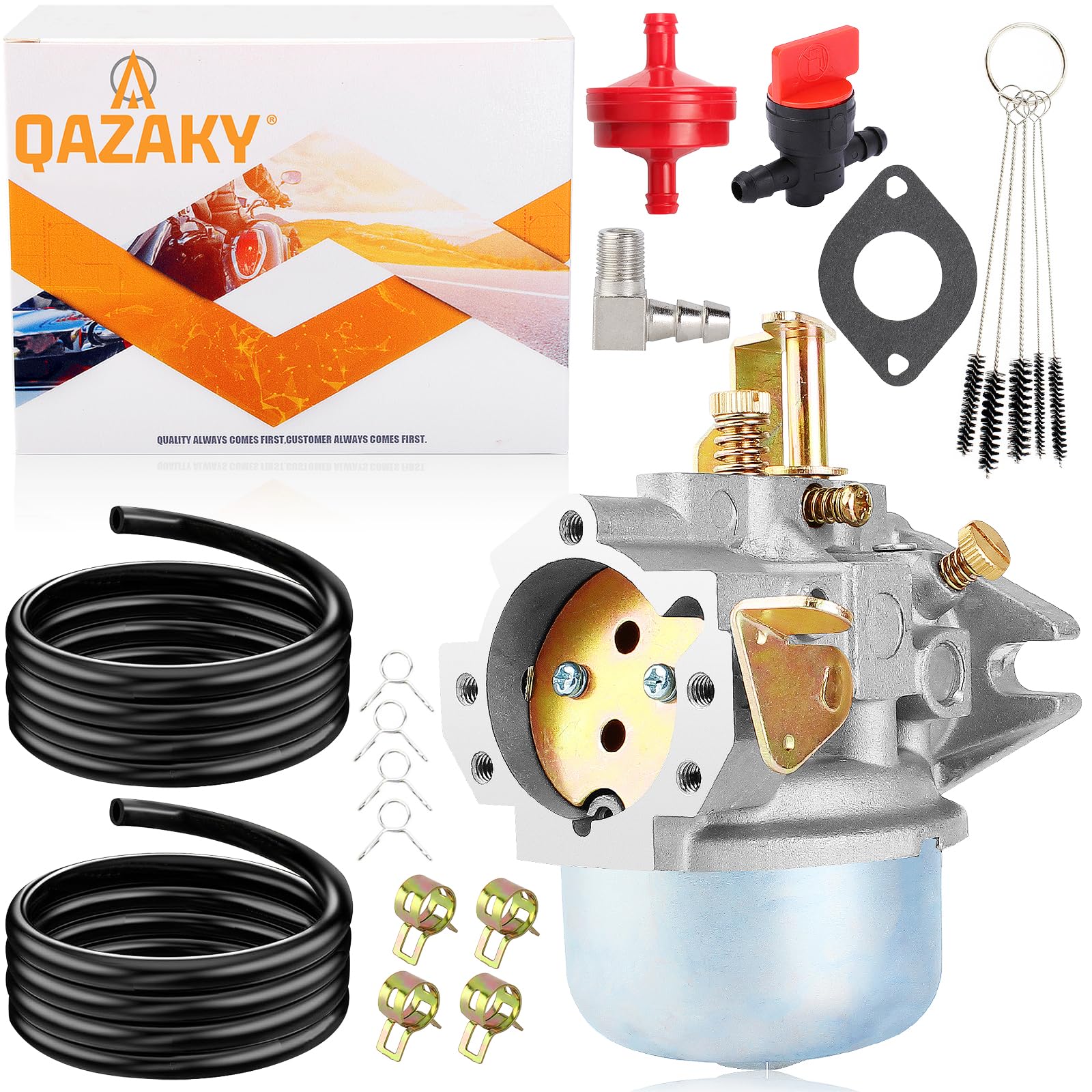 Qazaky Carburetor Compatible With Kohler #26 K241 K301 M10 M12 10Hp 12Hp Cast Iron Engine 47-053-13 47-053-16 47-853-02 47-853-03 47-853-22 47-853-23 102 104 122 123 124 125 126 127 128 129 Tractor