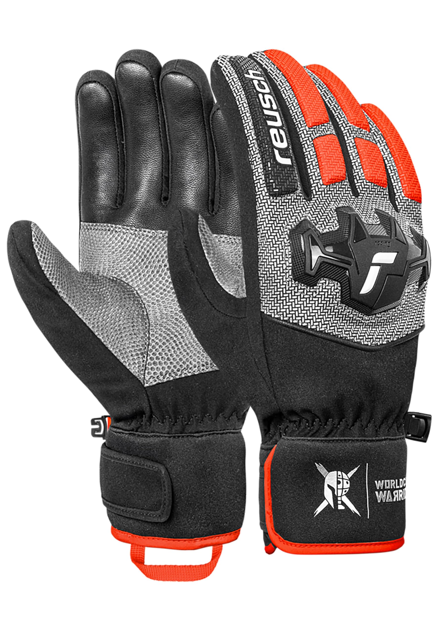 Reusch Worldcup Warrior R-TEX XT Skihandschuhe – Unisex Racinghandschuhe mit wasserdichter R-TEX XT Membran, TecFill-Isolierung, Knöchel- & Fingerprotektion, Ziegenleder, atmungsaktiv, Winddicht
