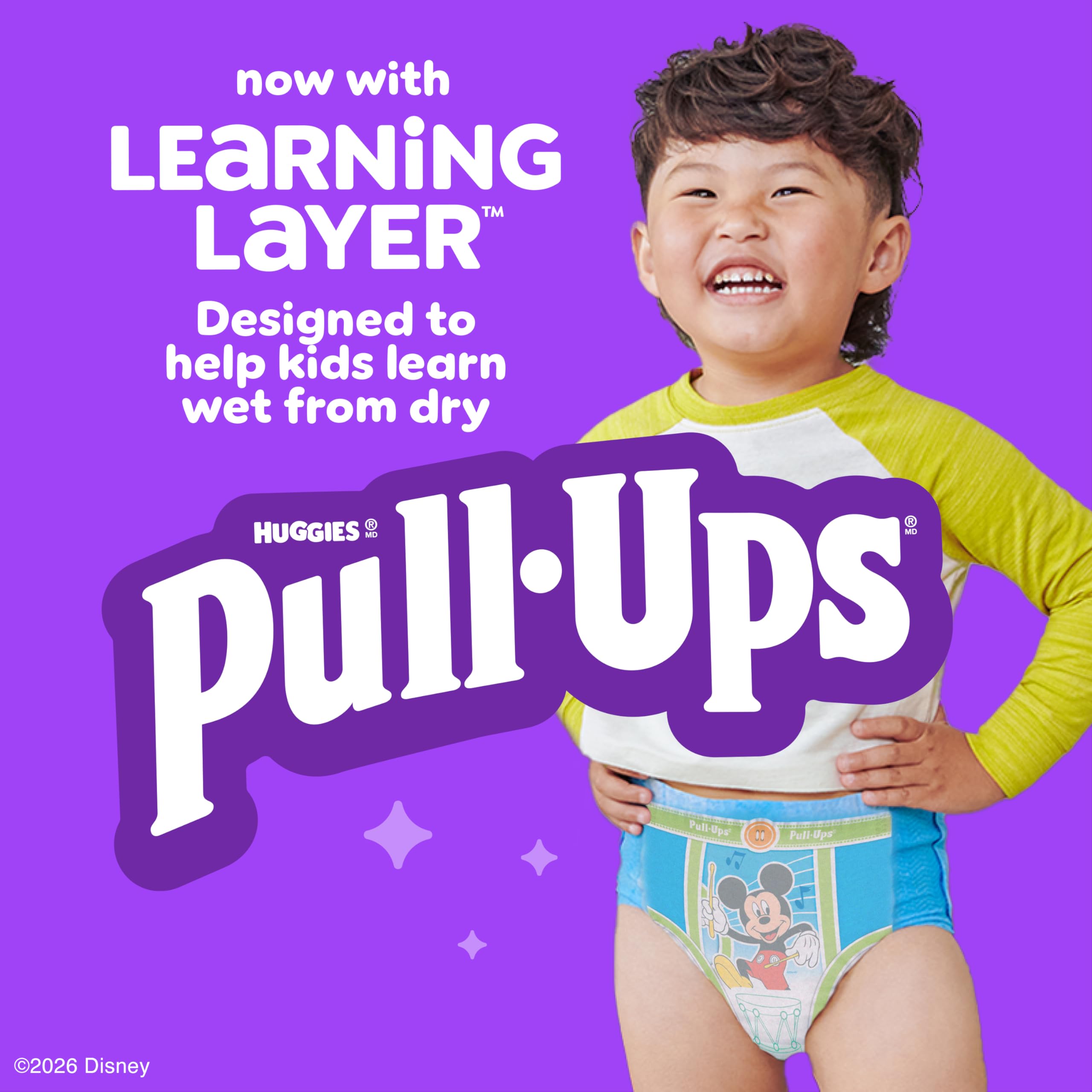 Pull-Ups Boys' Potty Training Pants, Size 6T-7T Training Underwear (55-75 lbs), 58 Count - 5