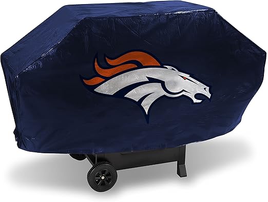 Rico Industries NFL Vinyl Padded Deluxe Grill Cover, 68 x 21 x 35-inches