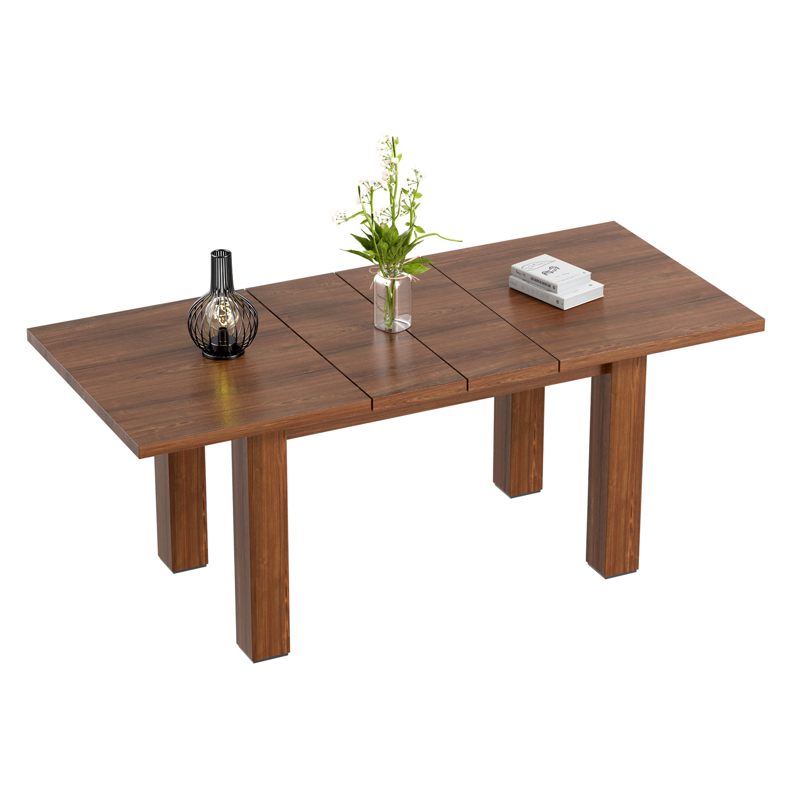 Amazon.com - Extendable Dining Table for 6-10 Person, 55