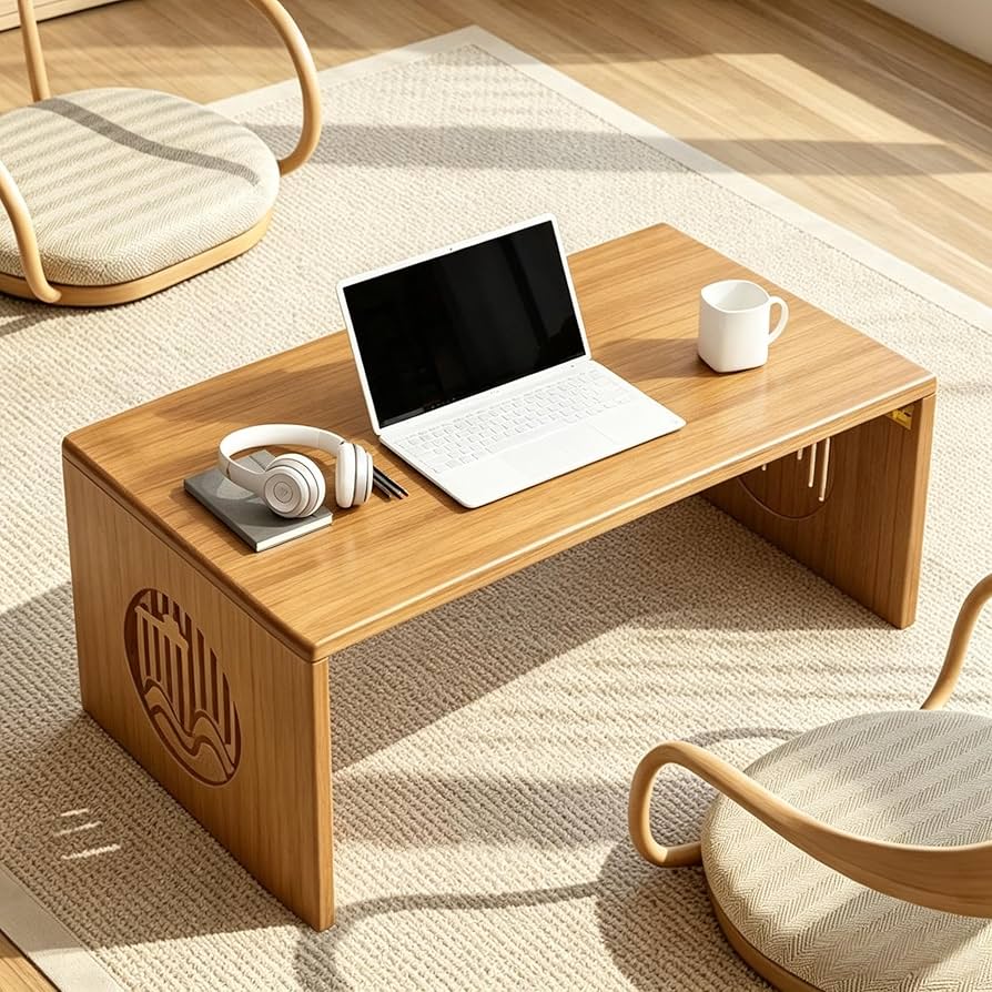 Amazon.com: Ekjkldo Folding Coffee Table, Japanese Floor Table