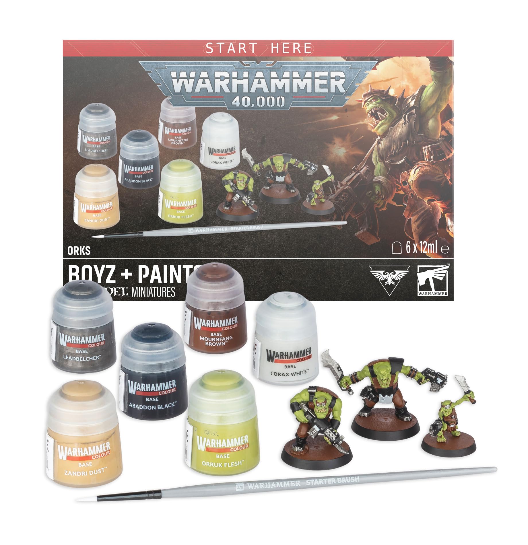 Games Workshop - Warhammer 40,000 - Orks + Paints (2026 Edition)