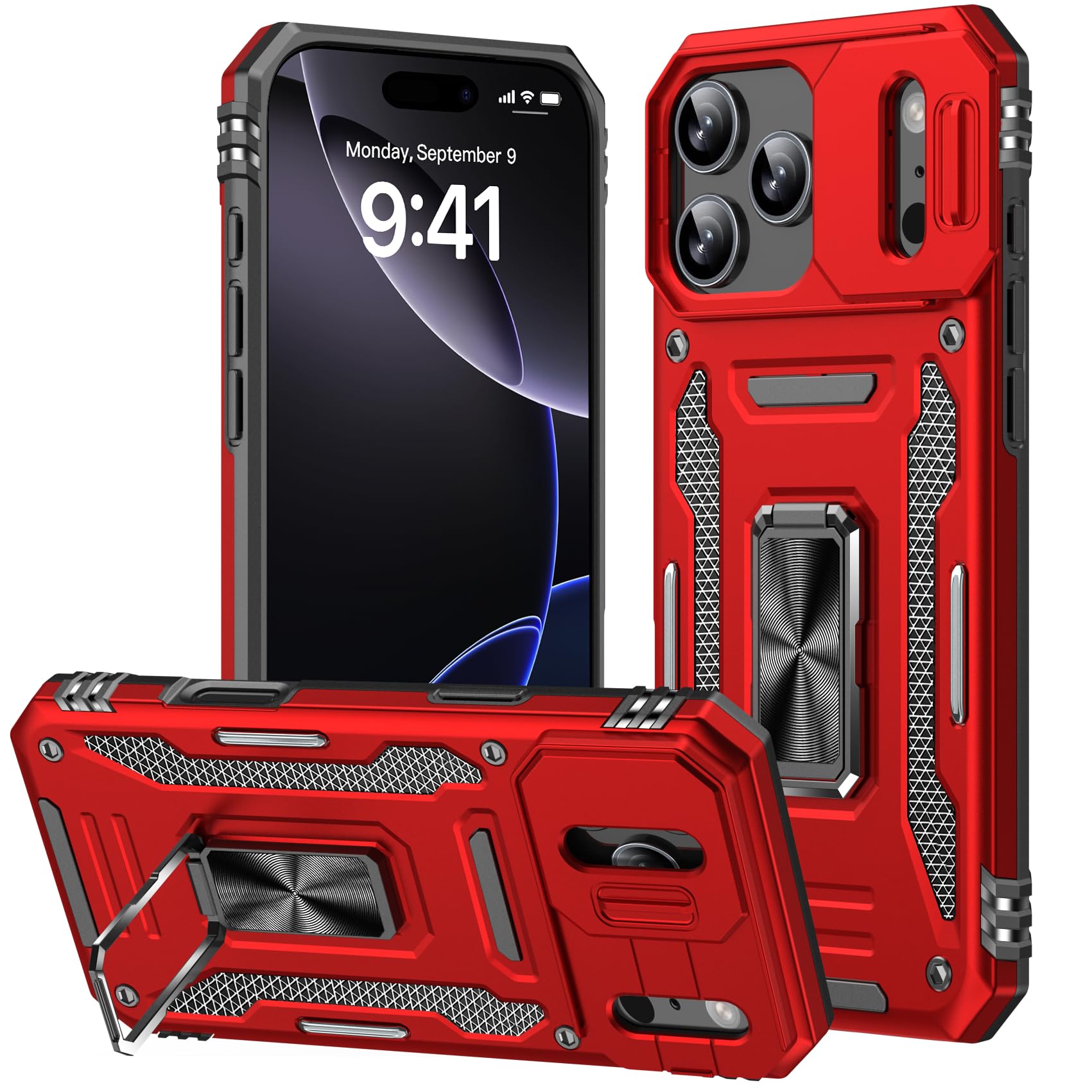 SKYLRK iPhone17 ProMax iPhoneケース 赤／黒 SKYLRK iPhone17 ProMax iPhoneケース 赤／黒 Amazon.co.jp: JSTNMEBO