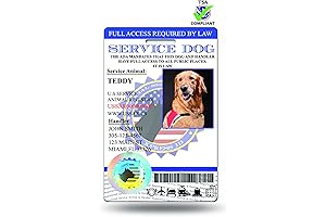 XpressID Custom Holographic Service Dog ID Card To Offer Great Protection