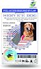 XpressID Custom Holographic Service Dog ID Card with Photo & Handler Info - Registration to U.S Service Dogs Registry - QR Code & HoloSeal Ready