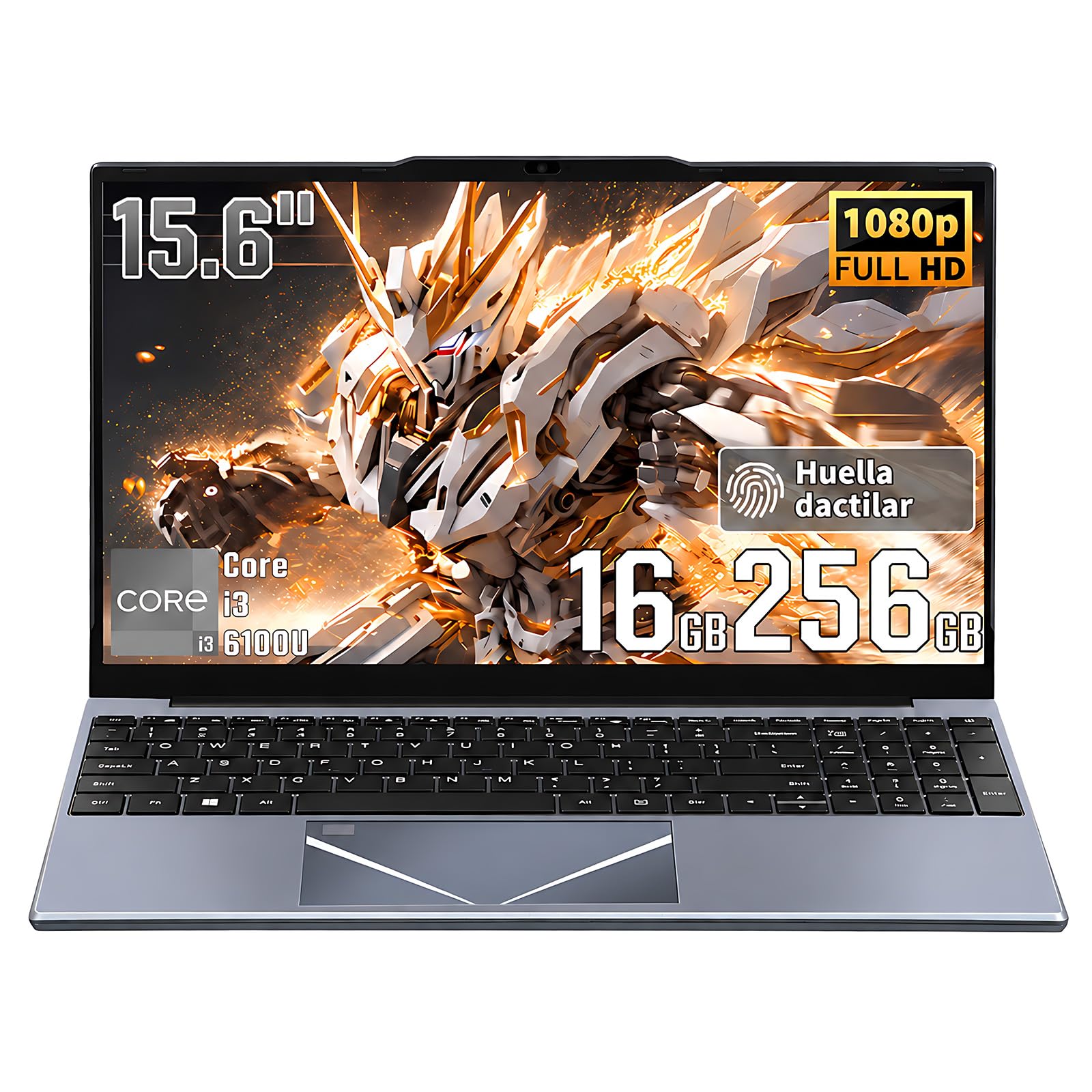 Portátil MOREPC 15,6 pulgadas con Windows 11 Pro