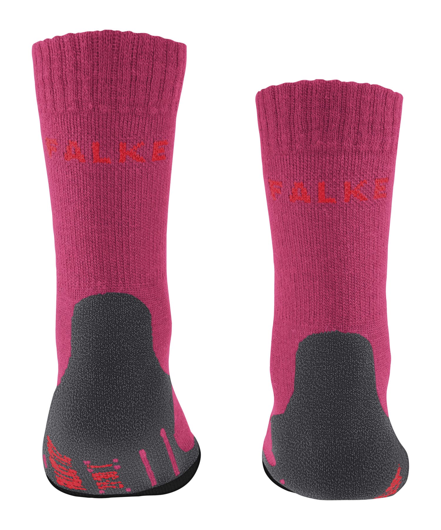 FALKE TK2 K Chaussettes de randonnée enfant, Rouge Rose, 27-30