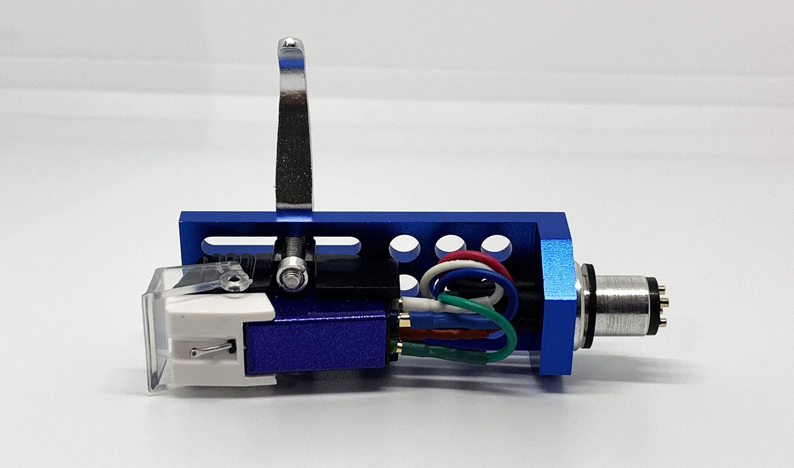 Cartridge and Stylus, Conical needle and Blue Headshell with mounting bolts for SONY PS4300, PS3300, PS1150, PS1350, PS1800, PS11, PS212, PS2250, PS2251, PS3750