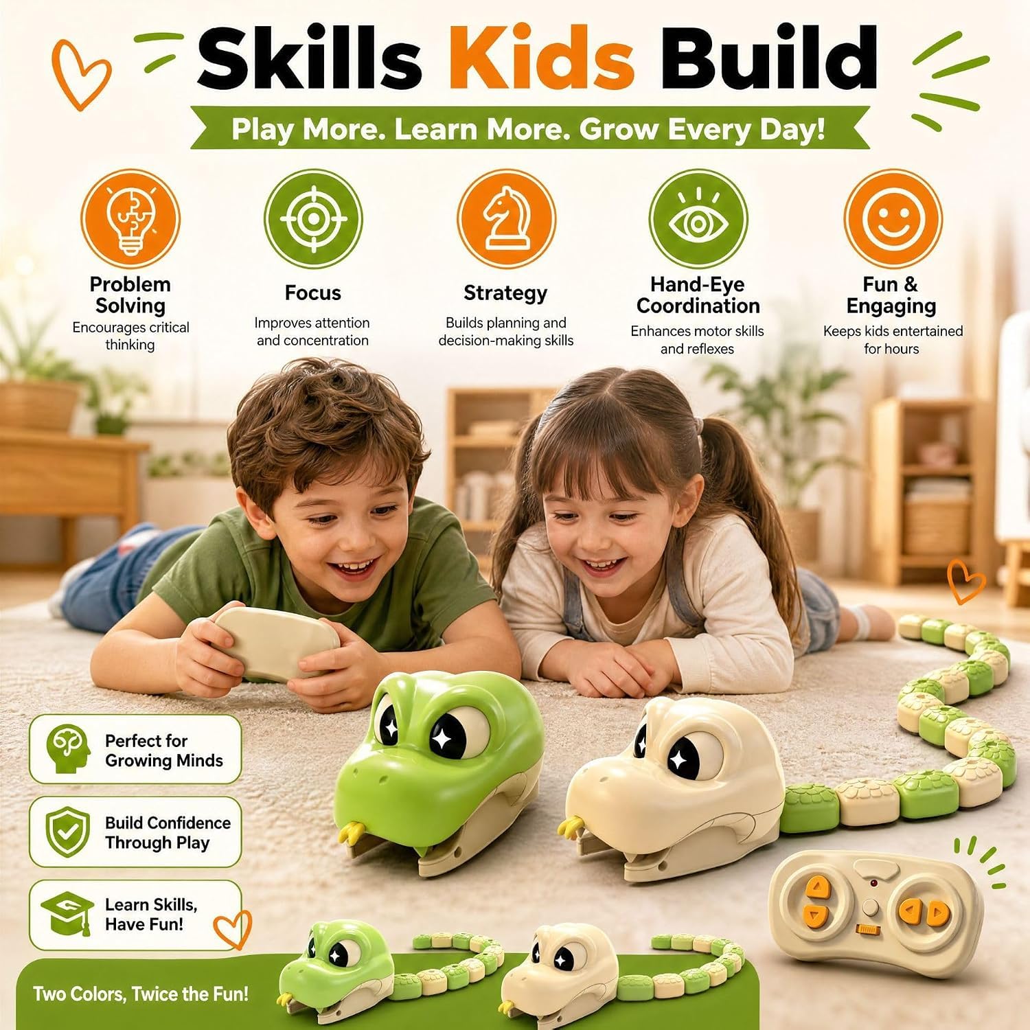 Magnetic Snake Game Eating Itself