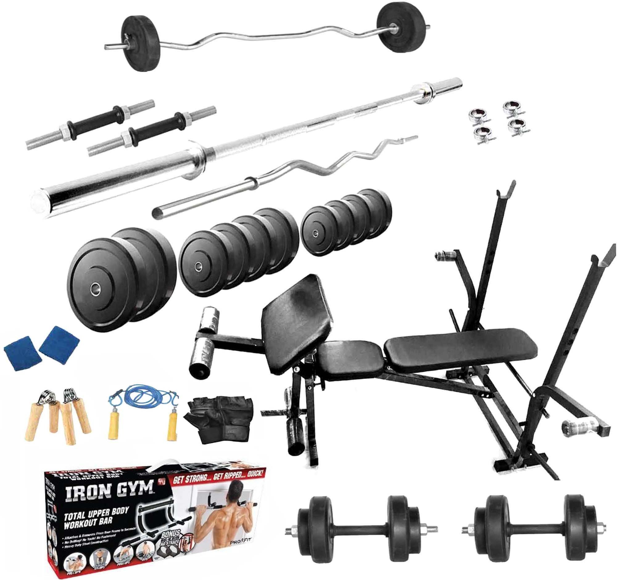 PROTONER 40 KGS with 4 Rods + 7 in 1 Bench Home Gym Package-picture-31
