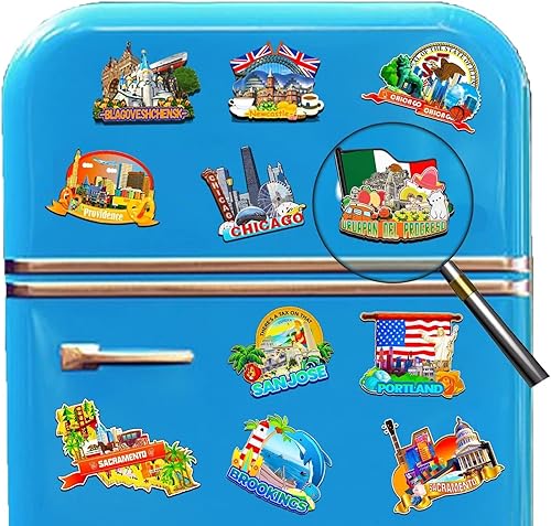 Miniatura 4 de Uruapan del Progreso - Imán para nevera con imán de México en 3D, monumentos de madera, recuerdos coleccionables, decoración hecha a mano -2117