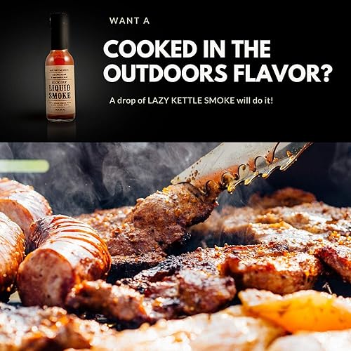 Miniatura 4 de Lazy Kettle Marca de humo líquido totalmente natural perfecto para saborear carne nogal se utiliza para dar sabor a carne carne de res filete