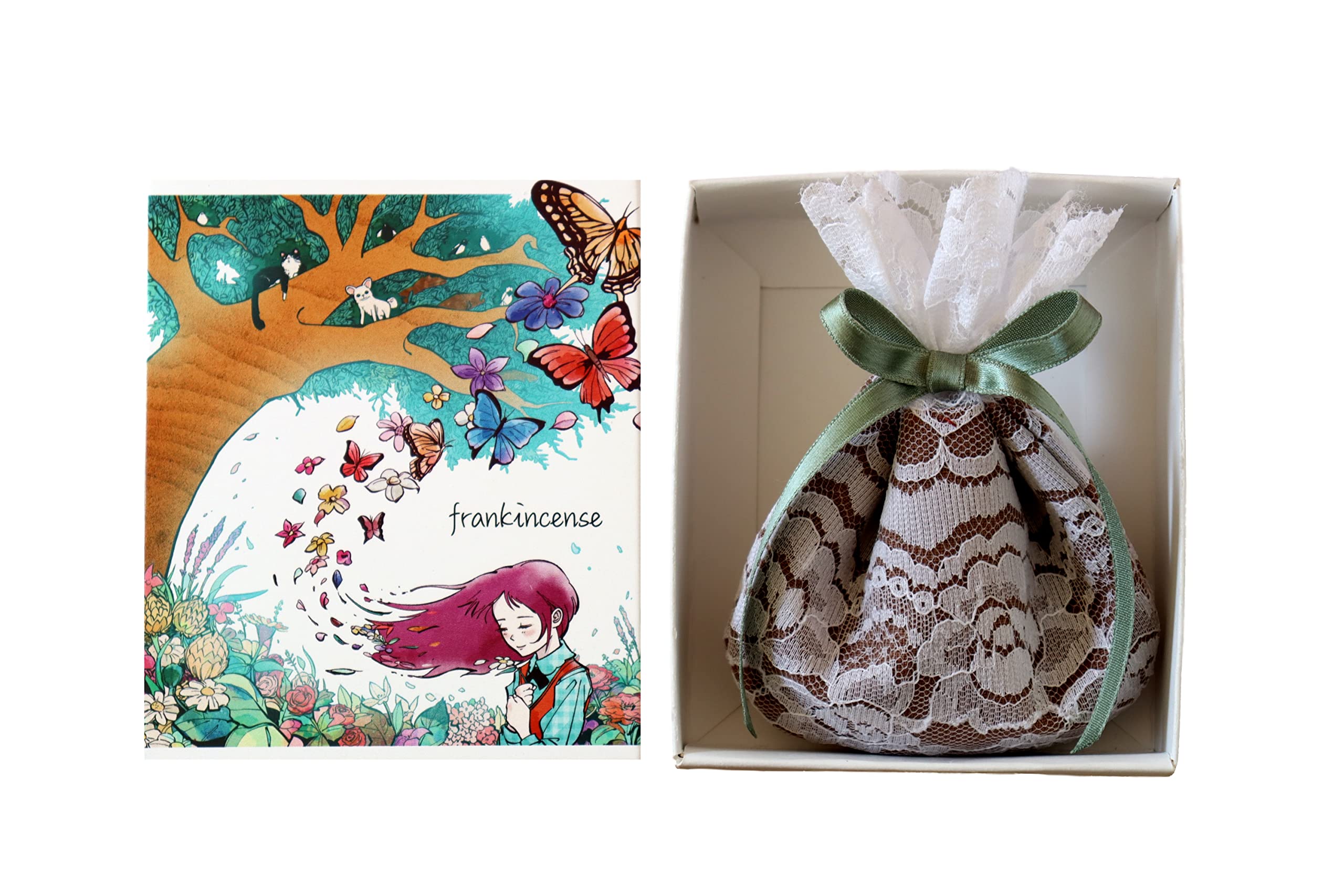 Amazon.co.jp: フランキンセンス 香り袋 乳香 オリバナム 匂い袋 吊り