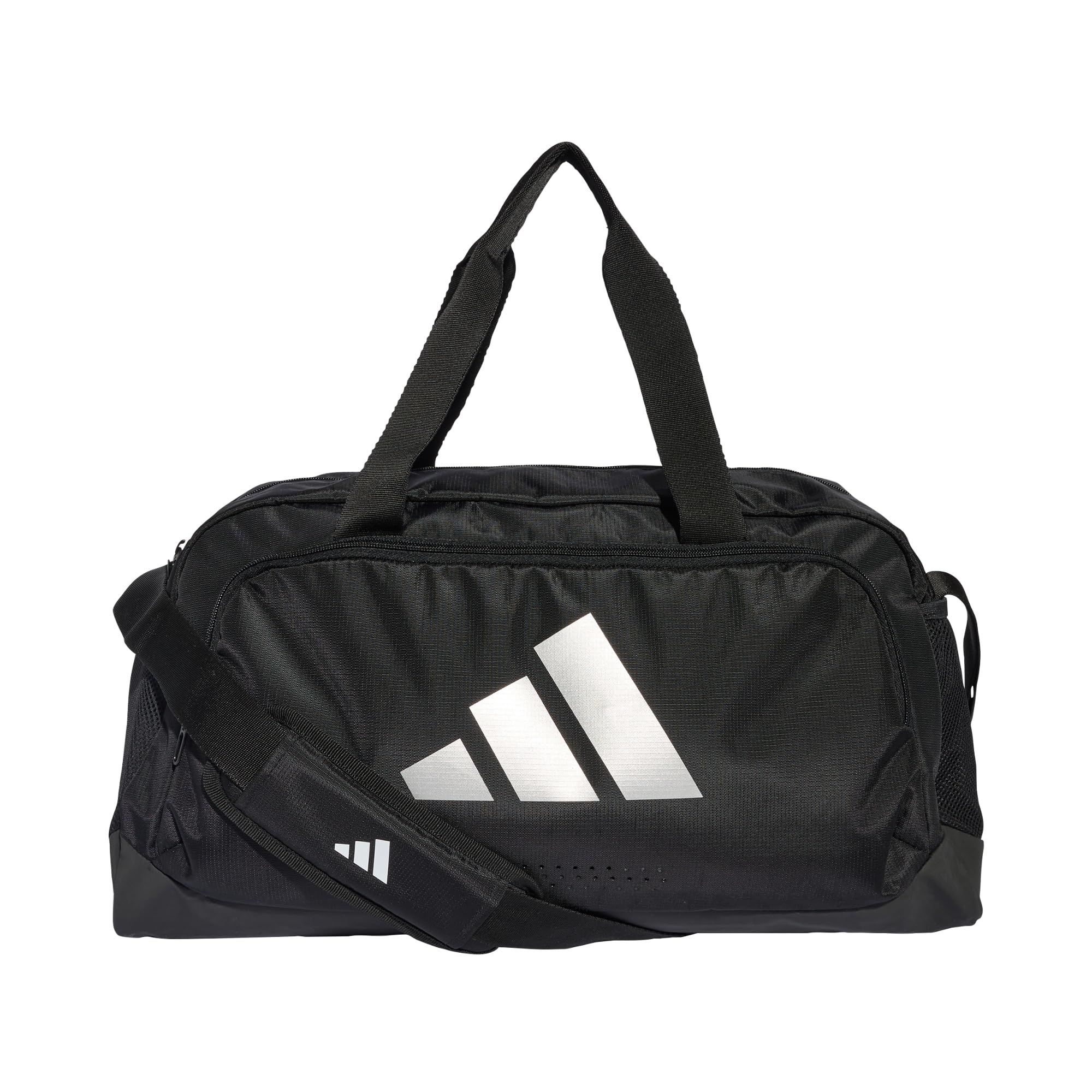 adidas Donna adidas Woman Defender Duffle Small, Black/​Silver Met., One Size