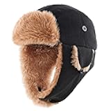 Connectyle Toddler Boys Kids Fleece Trapper Winter Hat with Ear Flaps Warm Hat