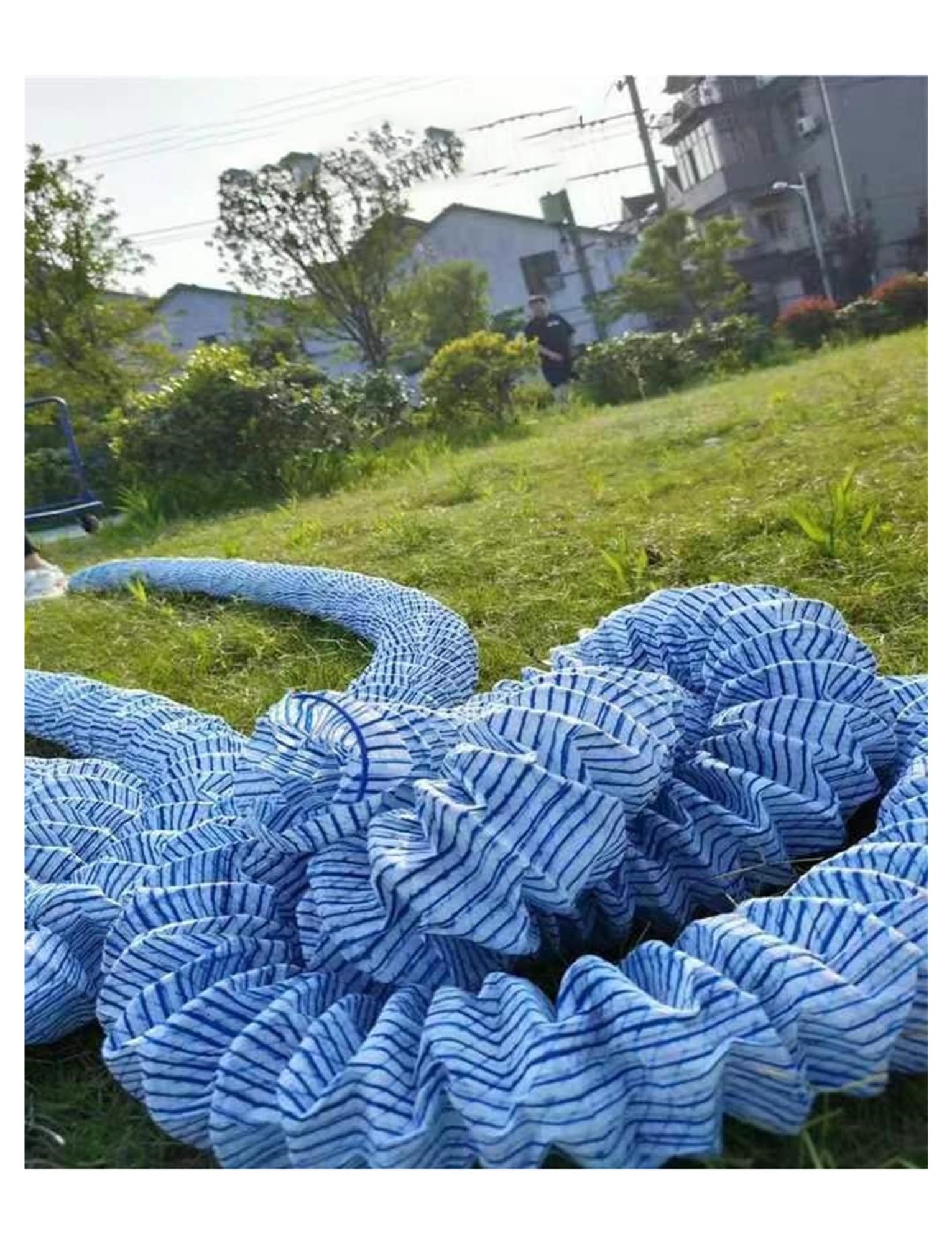 Corrugated Perforated French Drain Pipe, Corrugated Perforated French Drain Pipe, Soft Infiltration, Multiple Sizes for Yard Lawn(5cm/2in,Long 900cm(29.5ft))