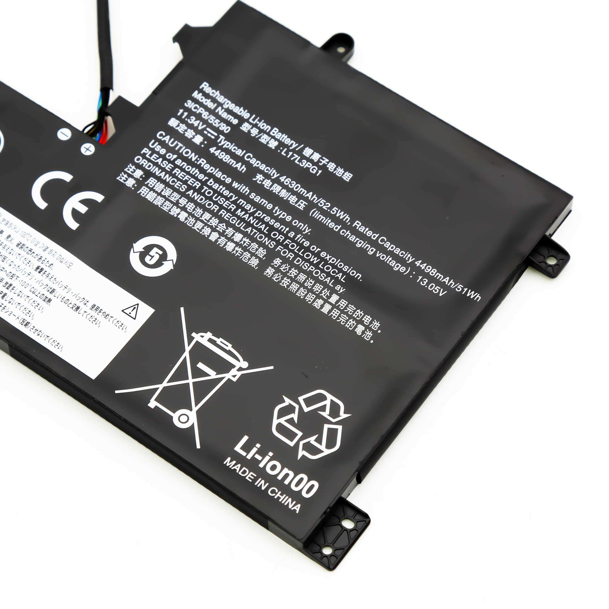 BLESYS Batería para Lenovo L17M3PG1 L17L3PG1 L17C3PG1 L17M3PG3 11,34V