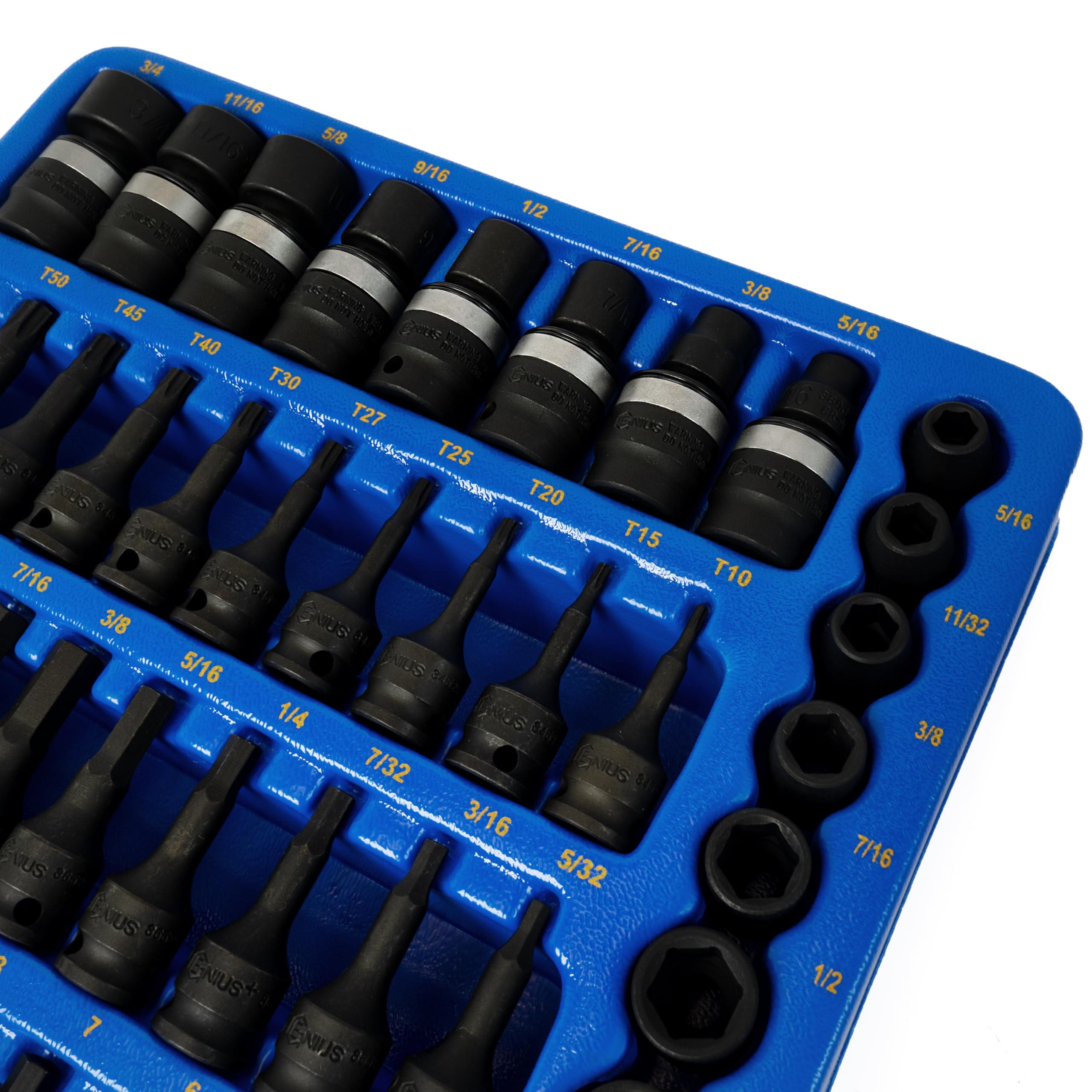 Amazon.co.jp: Genius Tools 65ピース 3/8インチ ドクターヘッド